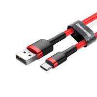 Baseus Cafule Cable USB For Type-C 3A 0.5m for iPhone 15 16 Series