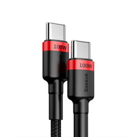 Baseus Cafule PD2.0 100W Flash Charging Type-C to Type-C Cable (20V 5A) 2m for 15 / 16 / 17 Series