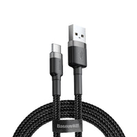 Baseus Cafule Fast Charge Type-C USB Data Charging Cable 2A 2M for iPhone 15 16 17 Series