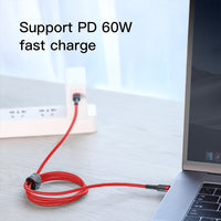 Baseus Cafule PD2.0 60W Flash Charging Type-C to Type-C Cable (20V 3A) 2m for iPhone 15 / 16 / 17 Series