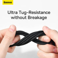 Baseus Tungsten Gold Fast Charging Data Cable USB to Type-C 100W 2m-Black