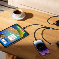 Baseus StarSpeed 1-for-3 Fast Charging Data Cable USB to Micro USB & Lightning & Typ-C 3.5A 1.2m