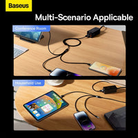 Baseus StarSpeed 1-for-3 Fast Charging Data Cable USB to Micro USB & Lightning & Typ-C 3.5A 1.2m