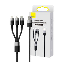 Baseus StarSpeed 1-for-3 Fast Charging Data Cable USB to Micro USB & Lightning & Typ-C 3.5A 1.2m