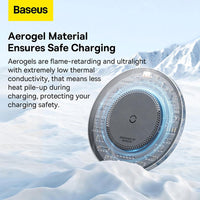 Baseus Simple 2 Wireless Charger 15W With Type-C To Type-C Cable-Cluster Black