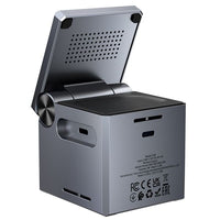 hoco CQ8 folding 3-in-1 magnetic wireless fast charger - metal gray