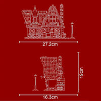 MOULD KING 16049S Christmas Cottage with 834 Pieces