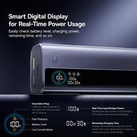 Baseus EnerGeek GR11 Power Bank With Retractable Cable 10000mAh 100W-Space Grey