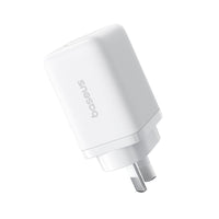 Baseus EnerFill FN11 Fast Charger 2U+C 30W AU Moon White