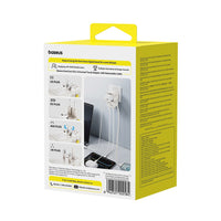 Baseus EnerCore CG11 Universal Travel Adapter with Retractable Cable 2AC+2U+2C 70W Off-White