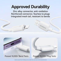 Baseus Foamed Silicone Fast Charging Data Cable USB-A to iP 2.4A (1m)