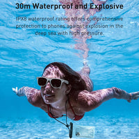 Baseus AquaGlide Waterproof Phone Pouch with Cylindrical Slide Lock