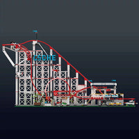 MOULD KING 11014 Roller Coaster With Motor with 3646 Pieces