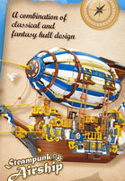 JIESTAR JJ9126 Steampunk Airship with 3272 Pieces