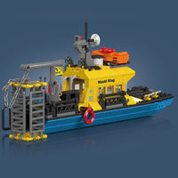 MOULD KING 10134 Mini Submarine for Underwater Exploration with 380 Pieces