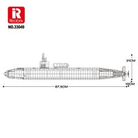 Reobrix Los Angeles-class SSN 1:125