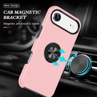 iPhone 17 Air Magnetic Ring Holder Shockproof Case Cover