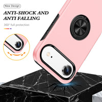 iPhone 17 Air Magnetic Ring Holder Shockproof Case Cover