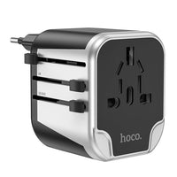 Hoco AC5 Dual USB Universal Charger Adapter - Black
