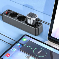 Hoco AC5 Dual USB Universal Charger Adapter - Black