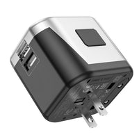 Hoco AC5 Dual USB Universal Charger Adapter - Black