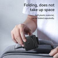 Hoco CQ4 20W Unique 3 in 1 Folding Magnetic Wireless Fast Charger - Black