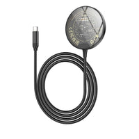 Hoco CW45 15W Discovery Edition 3-in-1 Magnetic Wireless Charger - Black