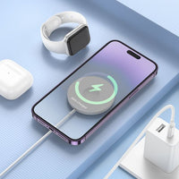 Hoco CW50 15W 3-in-1 Magnetic Wireless Charger