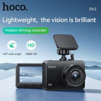 Hoco DV2 Driving Recorder With Display - Black