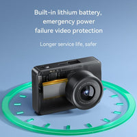 Hoco DV3 Driving Dual Channel Recorder With Display - Black