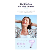 Hoco EQ2 7 Hours Thought Physical Noise Cancellation True Wireless Earphones - White