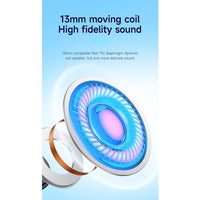 Hoco EQ2 7 Hours Thought Physical Noise Cancellation True Wireless Earphones - White