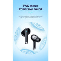 Hoco EQ2 7 Hours Thought Physical Noise Cancellation True Wireless Earphones - White