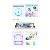 Hoco EQ6 Shadow Physical Noise Cancelling True Wireless Blurtooth Headset