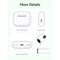 Hoco EW58 Stereo True Wireless Earphones - White