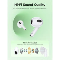 Hoco EW58 Stereo True Wireless Earphones - White