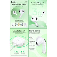 Hoco EW58 Stereo True Wireless Earphones - White