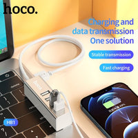 Hoco HB1 4 USB Hub - Black