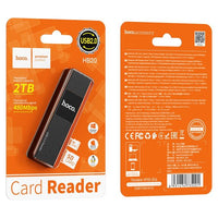 Hoco HB20 Mindful 2in1 Card Reader SD And Micro SD Card - Black