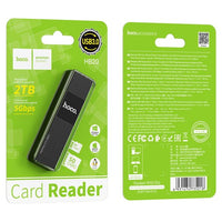 Hoco HB20 Mindful 2in1 Card Reader SD And Micro SD Card - Black