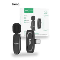 Hoco L15 USB-C Crystal Lavalier Wireless Digital Microphone - Black