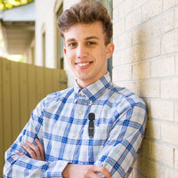 Hoco L15 USB-C Crystal Lavalier Wireless Digital Microphone - Black