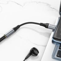 Hoco LS36 USB-C to 3.5mm Adapter - Black