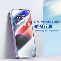 iPhone 16 Pro / 17 LITO LT - D18 HD PRO Matte Full Glass Full Glue-ESD Glue - Matte