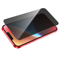 iPhone 16 Pro / 17 hoco. G15 Privacy 9D Full Cover Tempered Glass - Black