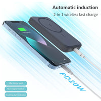 iQuick Magnetic Wireless Charging Power Bank 5000mAh 15W-Black
