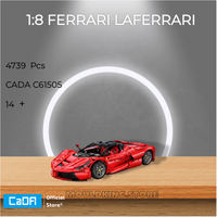 CaDa C61505 1:8 Ferrari Laferrari with 4739 Pieces