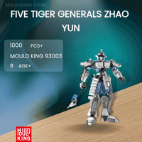MOULD KING 93003 Five Tiger Generals Zhao Yun with 1000 Pieces