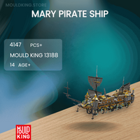 MOULD KING 13188 Mary Pirate Ship with 4147 Pieces