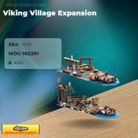 MOC Factory 162291 Viking Village Expansion with 584 Pieces